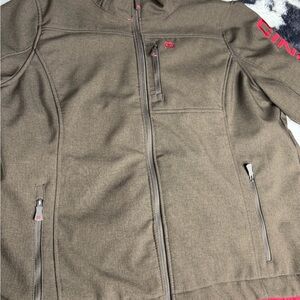Cinch pink  and Gray softshell Jacket